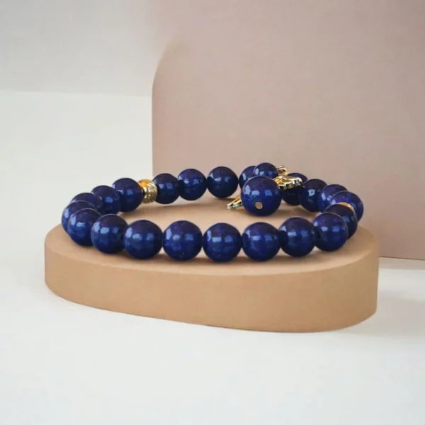 Bracelet Lapis Lazuli – Confiance & Communication | Bracelet Pierre Naturelle