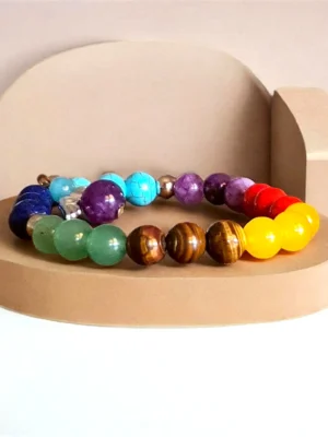 Bracelet Chakra – Harmonie & Équilibre Énergétique | Bracelet Pierre Naturelle