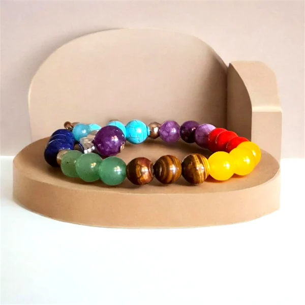 Bracelet Chakra – Harmonie & Équilibre Énergétique | Bracelet Pierre Naturelle