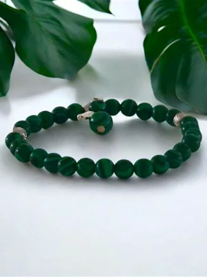Bracelet Malachite – Renouveau & Transformation | Bracelet Pierre Naturelle