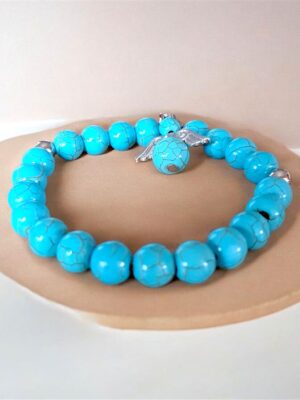 Bracelet Turquoise – Purification & Bien-Être | Bracelet Pierre Naturelle
