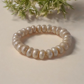 Bracelet Fantaisie Effet Perle de Riz d’Eau Douce – Douceur & Raffinement
